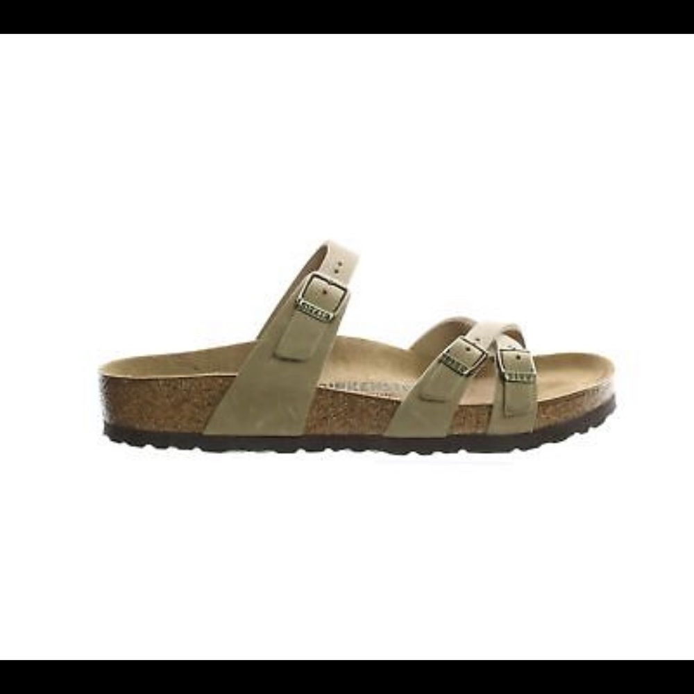 Birkenstock Womens Franca Brown Sandals EUR 40